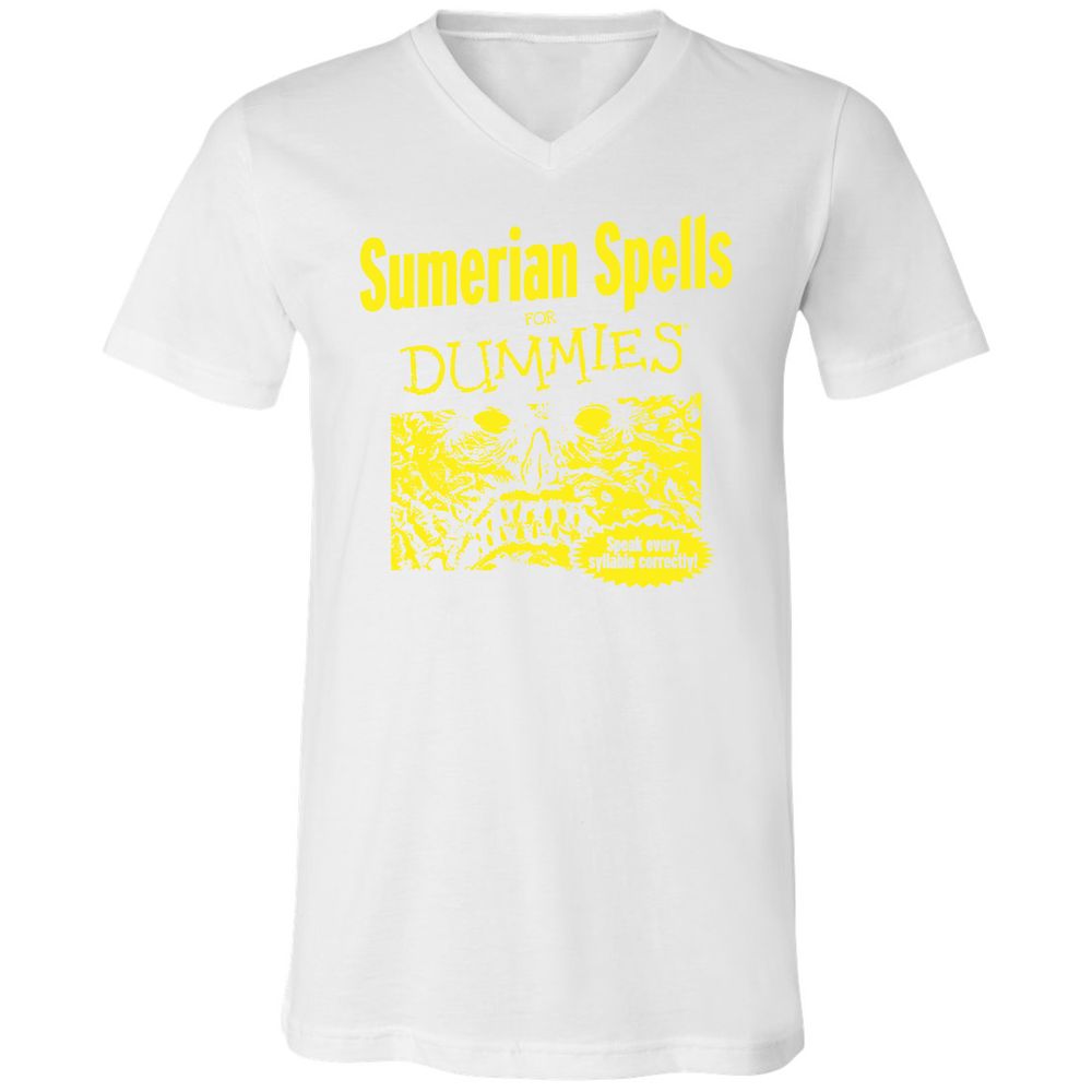Unisex V-Neck T-Shirt - HQ4F99BC - White - 5