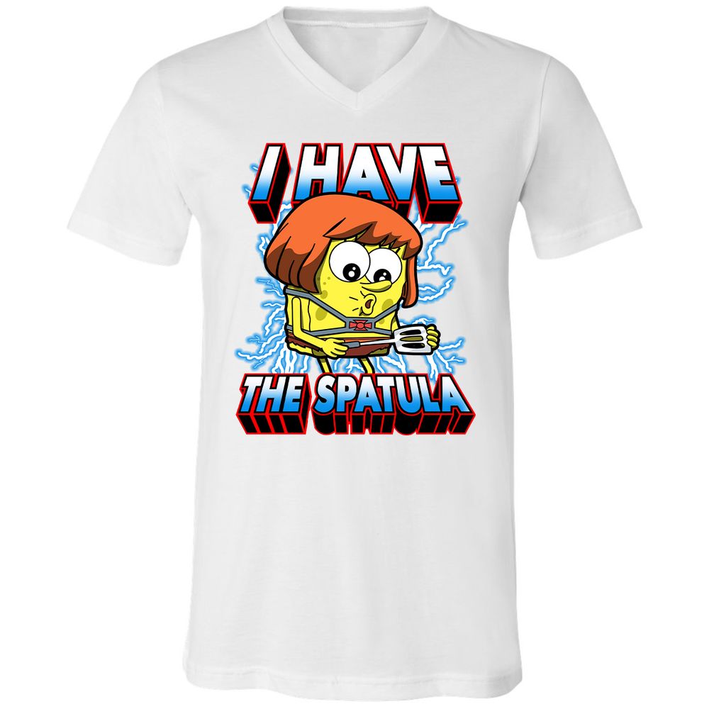 Unisex V-Neck T-Shirt - W44GA4GB - White - 5