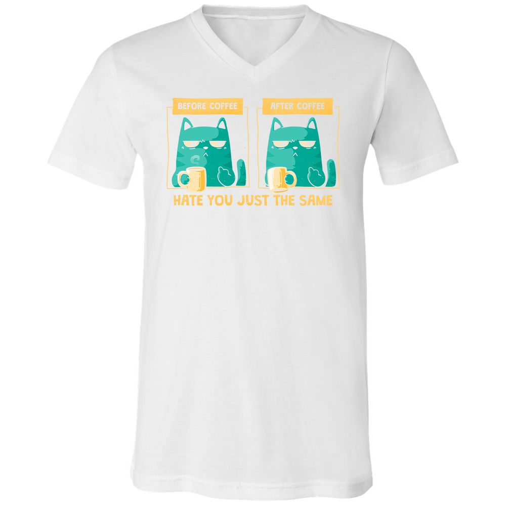 Unisex V-Neck T-Shirt - FTK6A2S4 - White - 5