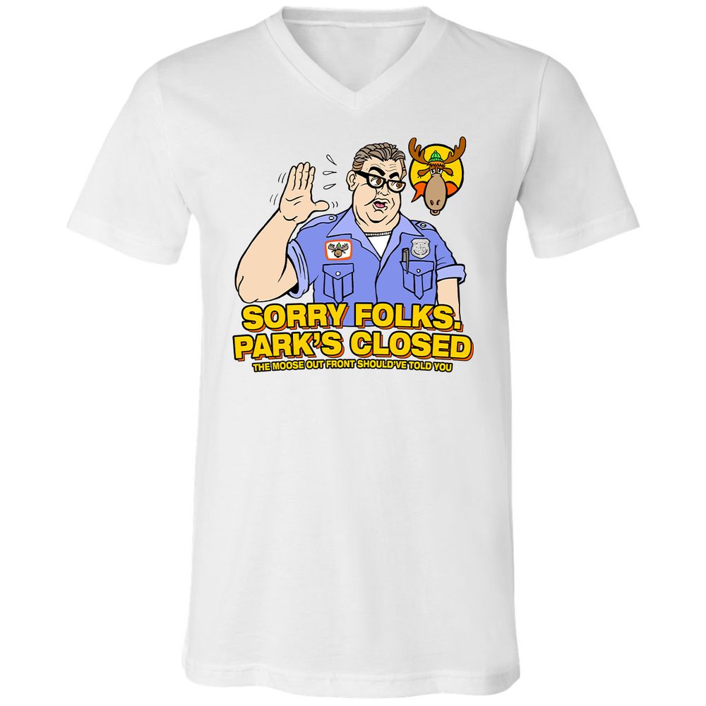 Unisex V-Neck T-Shirt - DBGZWSC2 - White - 5