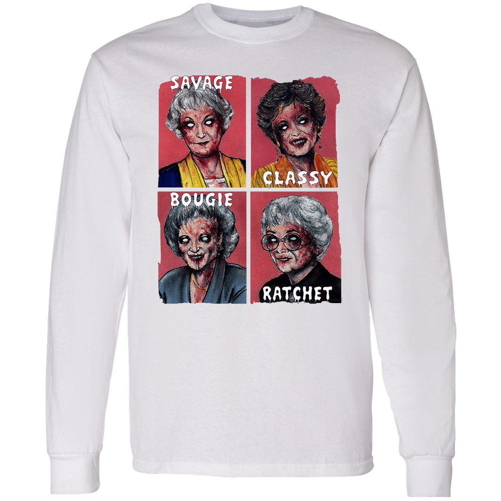 Long Sleeve T-Shirt - GCRFT8ZS - White - 5