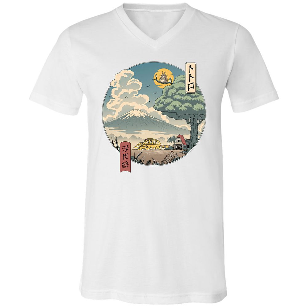 Unisex V-Neck T-Shirt - PYPC6PSB - White - 5