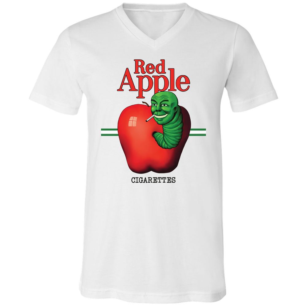 Unisex V-Neck T-Shirt - H1GKJLPJ - White - 5