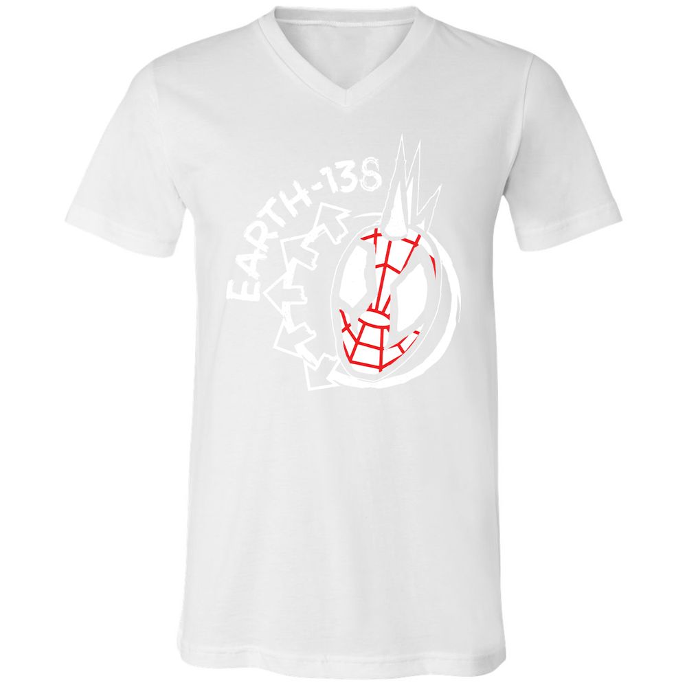 Unisex V-Neck T-Shirt - 52WJGX5Z - White - 5