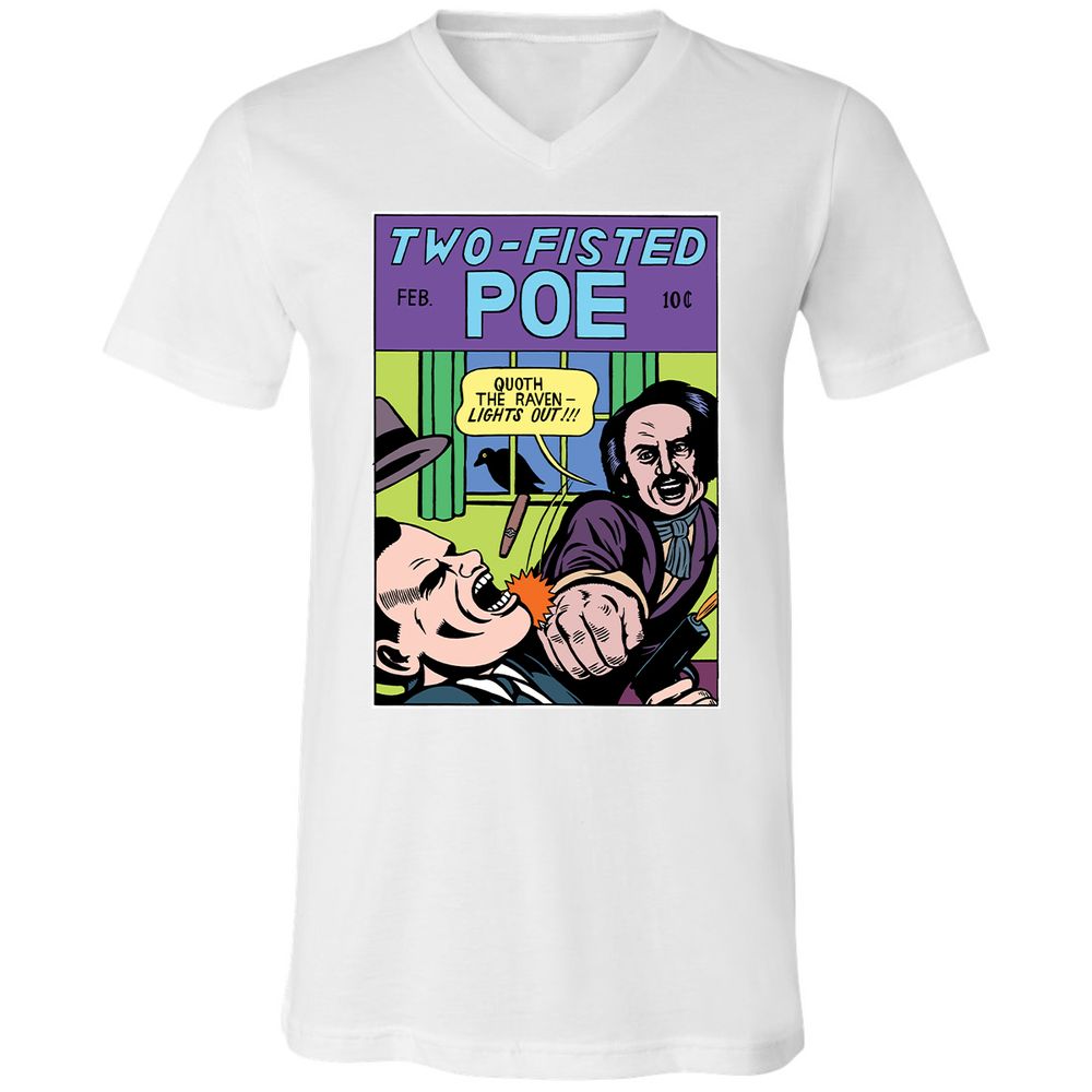 Unisex V-Neck T-Shirt - SXP1YATA - White - 5
