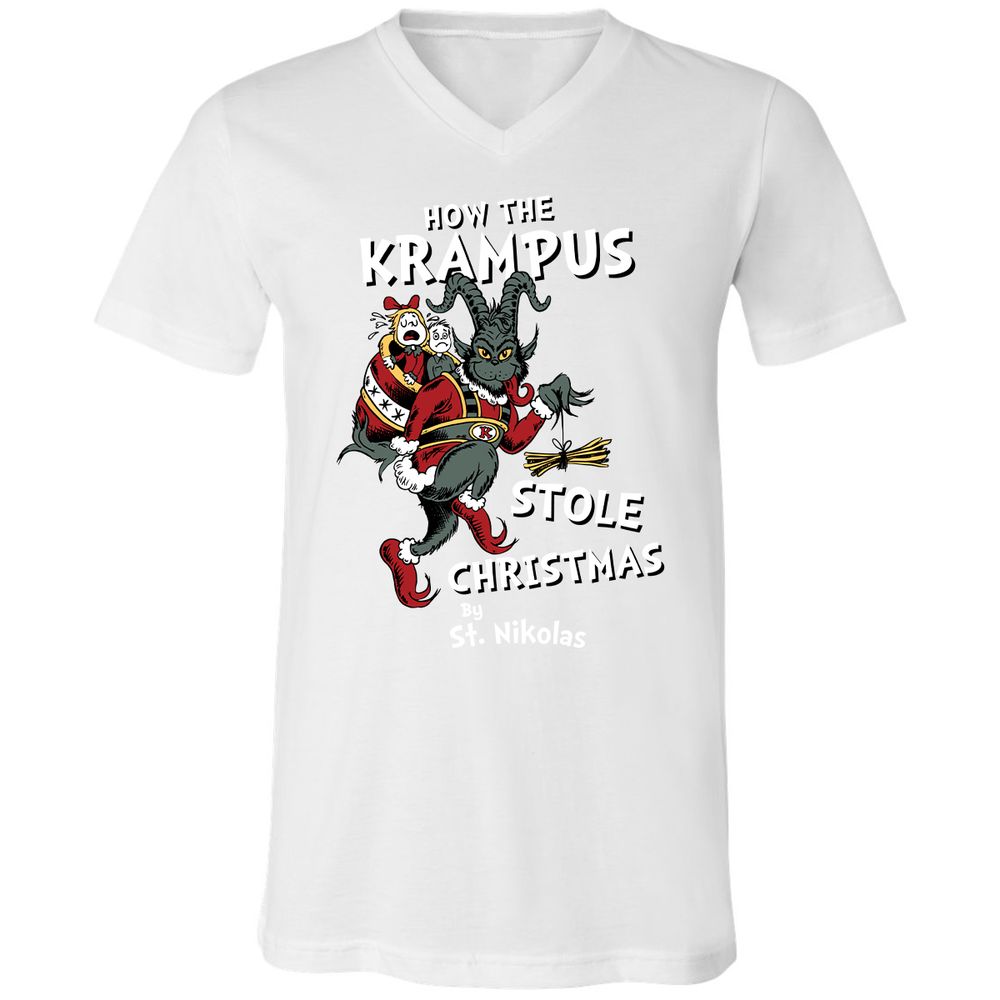 Unisex V-Neck T-Shirt - 7WBFTMYF - White - 5