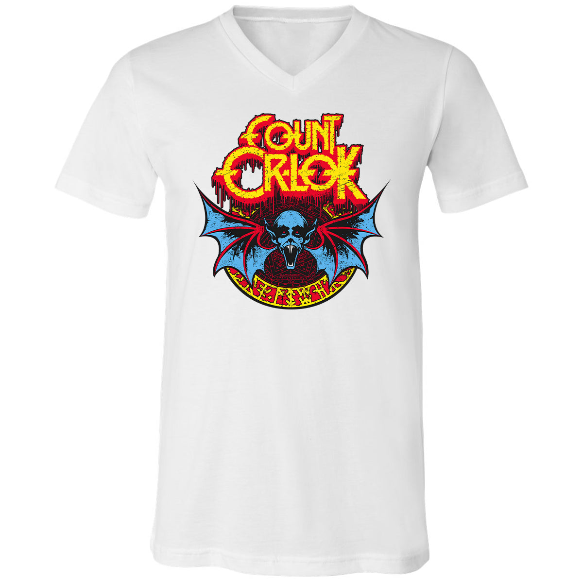 Unisex V-Neck T-Shirt - YWQ2NFPK - White - 5