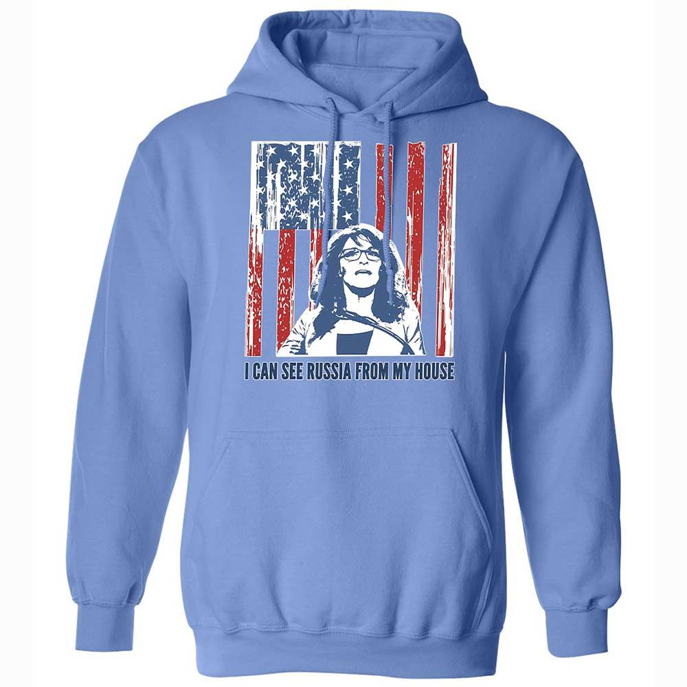 I can see Russia from my house - Carolina Blue - 6