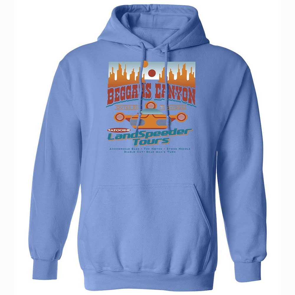 Classic Unisex Hoodie - BS3DR55J - Carolina Blue - 6
