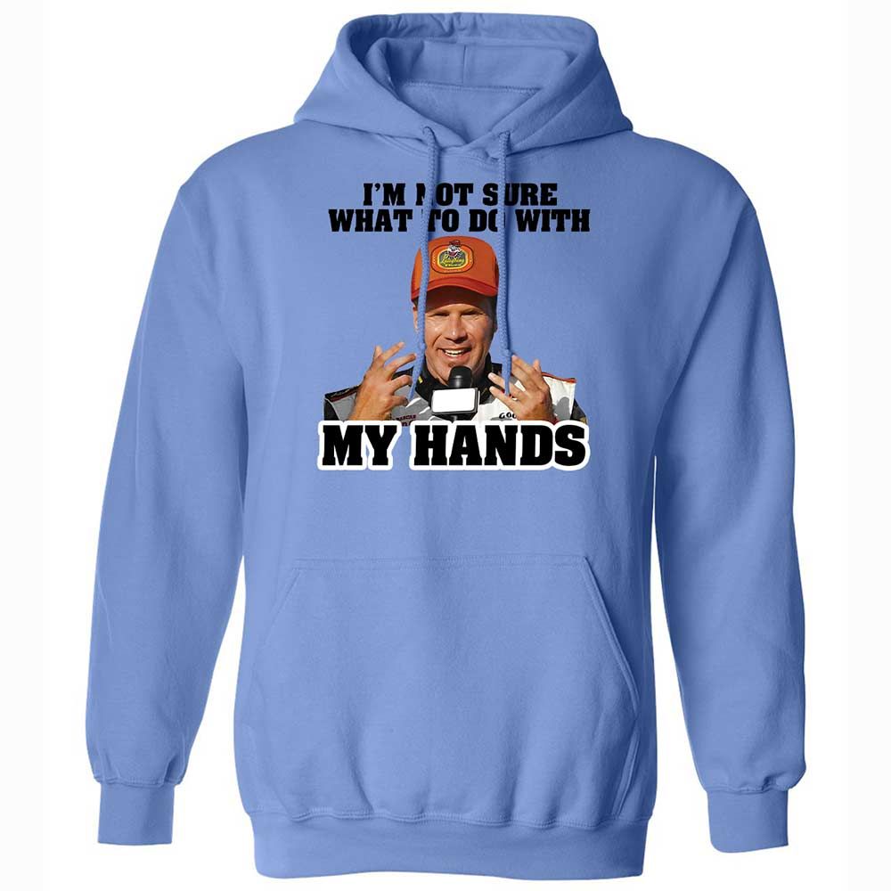 I'm Not Sure What To Do With My Hands - Carolina Blue - 6
