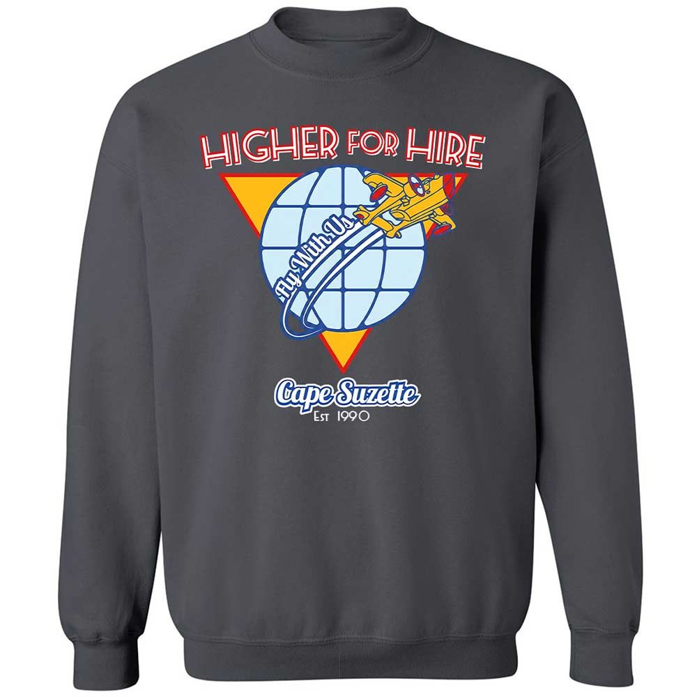 Higher For Hire - Charcoal - 6