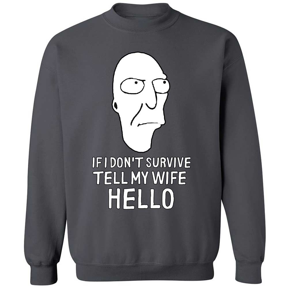 Classic Unisex Sweatshirt - 69ARHAX6 - Charcoal - 6