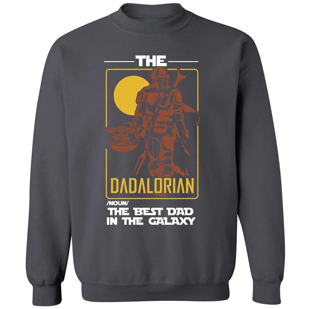 The Dadalorian The Best Dad In The Galaxy - Charcoal - 6
