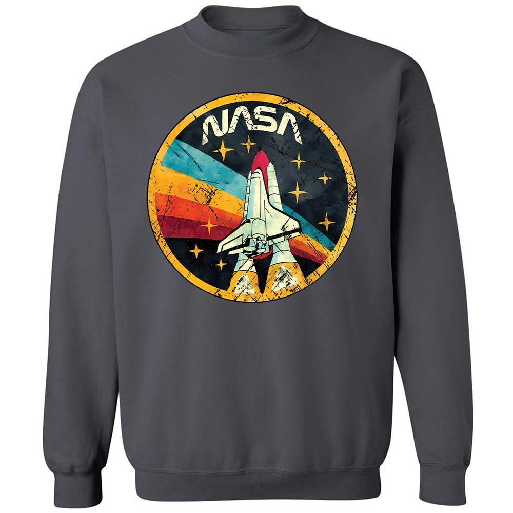 USA Space Agency Vintage Colors - Charcoal - 6