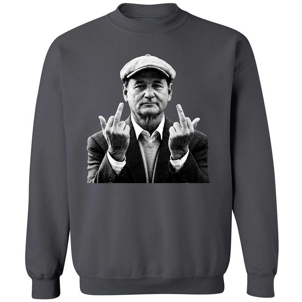 Bill Murray Middle Finger - Charcoal - 6