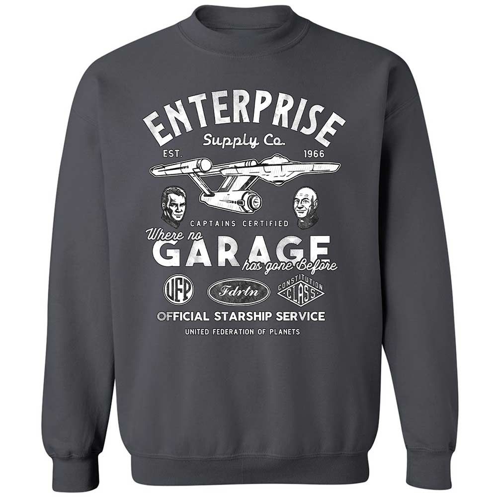 Classic Unisex Sweatshirt - DTLE42SJ - Charcoal - 6