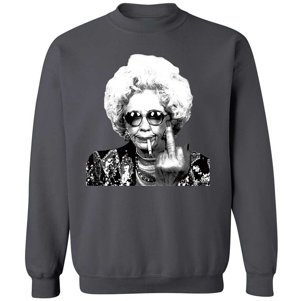 Badass Grandma - Charcoal - 6