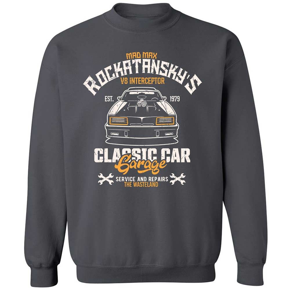 Classic Unisex Sweatshirt - LRQ6Q44V - Charcoal - 6