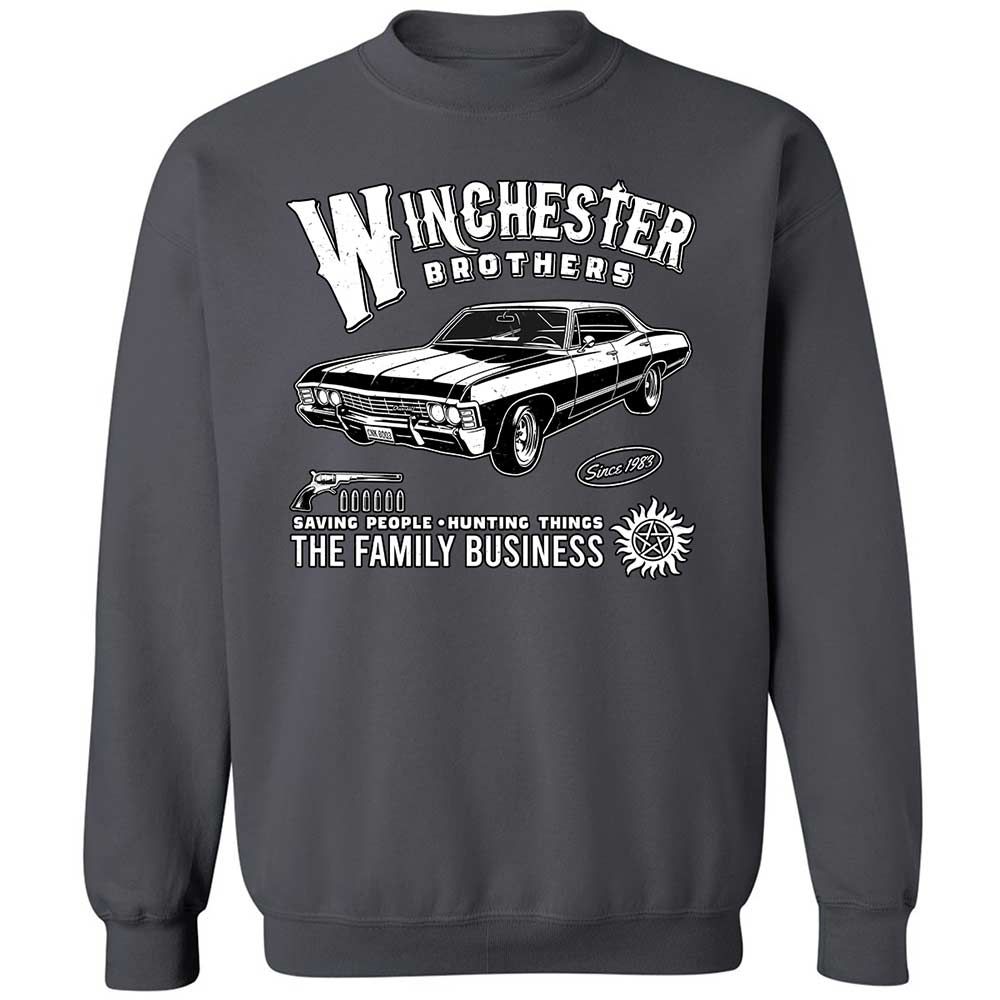 Classic Unisex Sweatshirt - ZZQQTLAB - Charcoal - 6