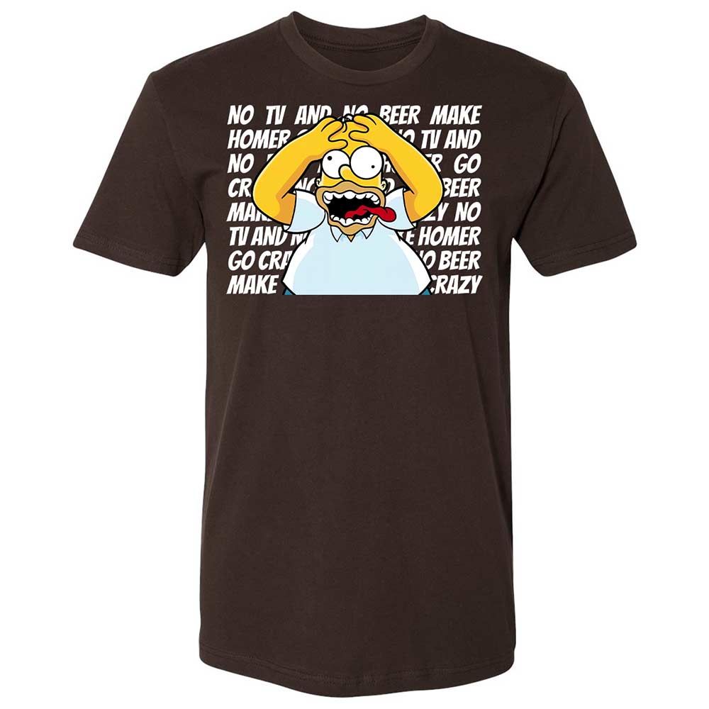 No TV and No Beer Make Homer Go Crazy - Dark Chocolate - 6