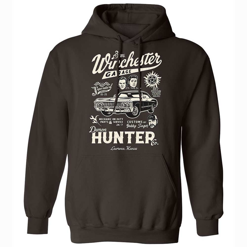 Classic Unisex Hoodie - NXYTW9A8 - Dark Chocolate - 6