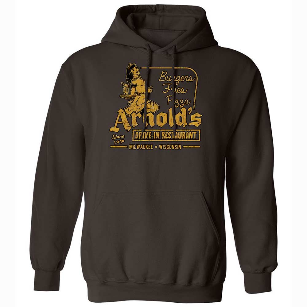 Classic Unisex Hoodie - T57PFM3M - Dark Chocolate - 6