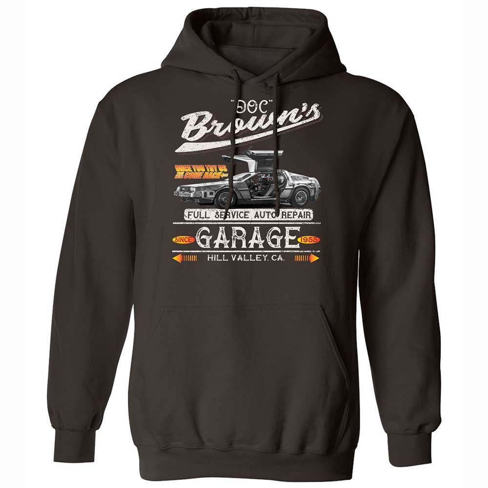 Classic Unisex Hoodie - 4R1Q3J2U - Dark Chocolate - 6