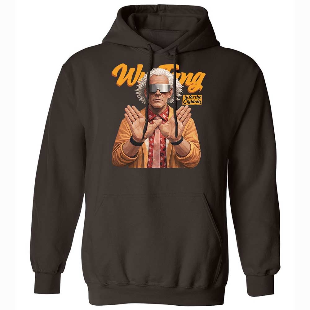 Classic Unisex Hoodie - Black - Dark Chocolate - 6