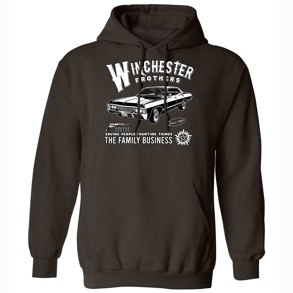 Classic Unisex Hoodie - M2E5AE81 - Dark Chocolate - 6