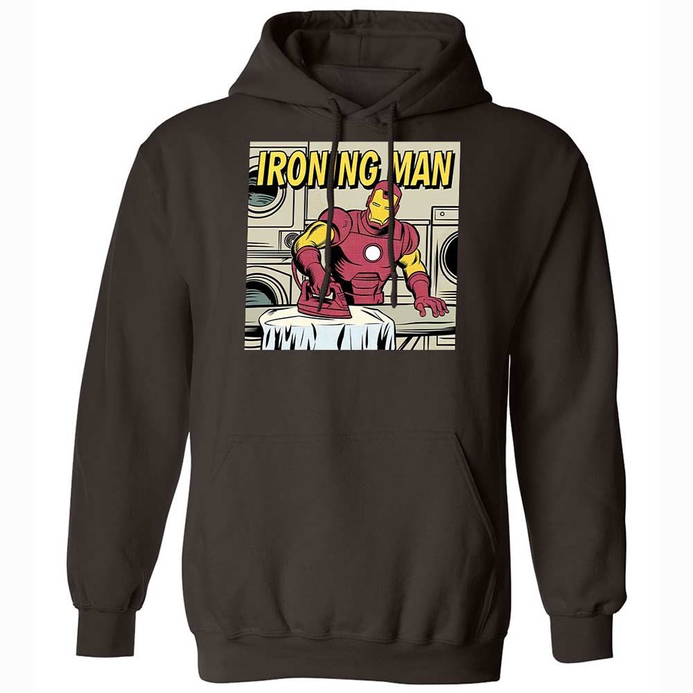 Classic Unisex Hoodie - GQM7HR47 - Dark Chocolate - 6