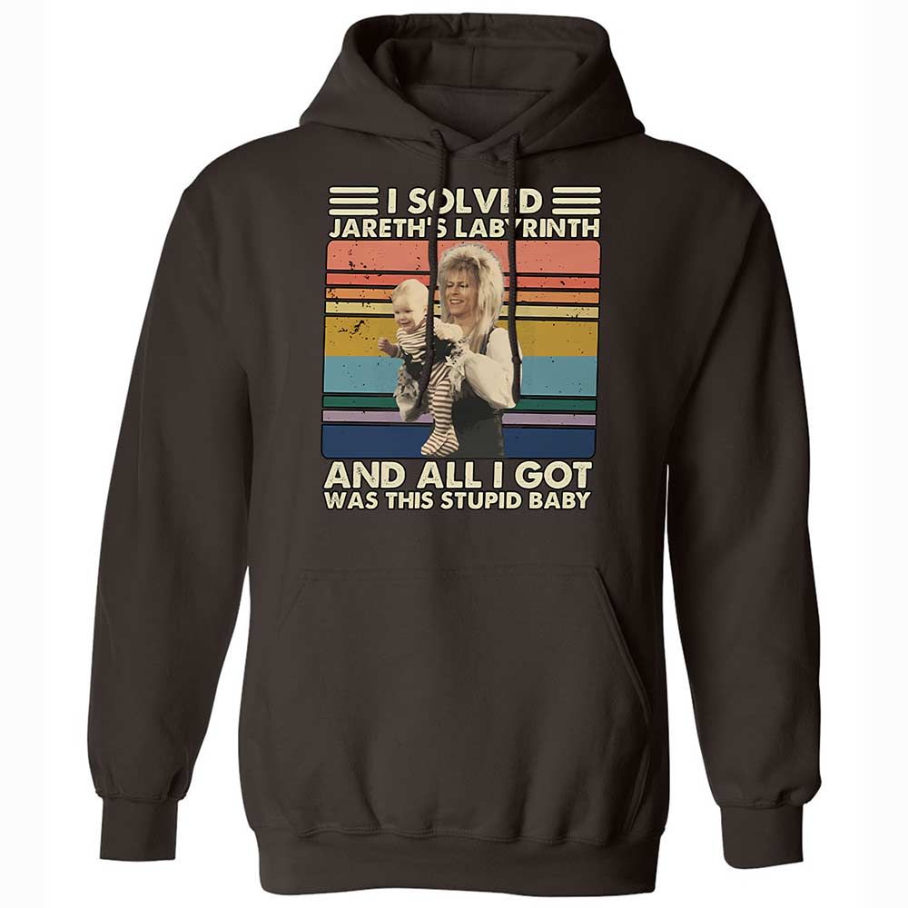 Classic Unisex Hoodie - HTBTVYAU - Dark Chocolate - 6