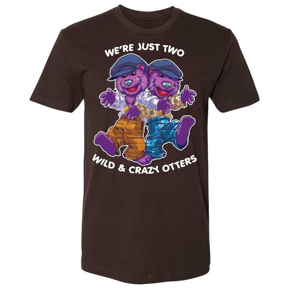 Two wild & crazy otters - Dark Chocolate - 6