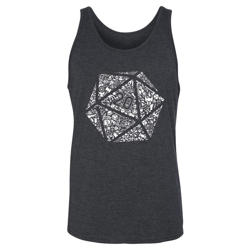 Unisex Jersey Tank - SCX7FN34 - Dark Grey Heather - 6