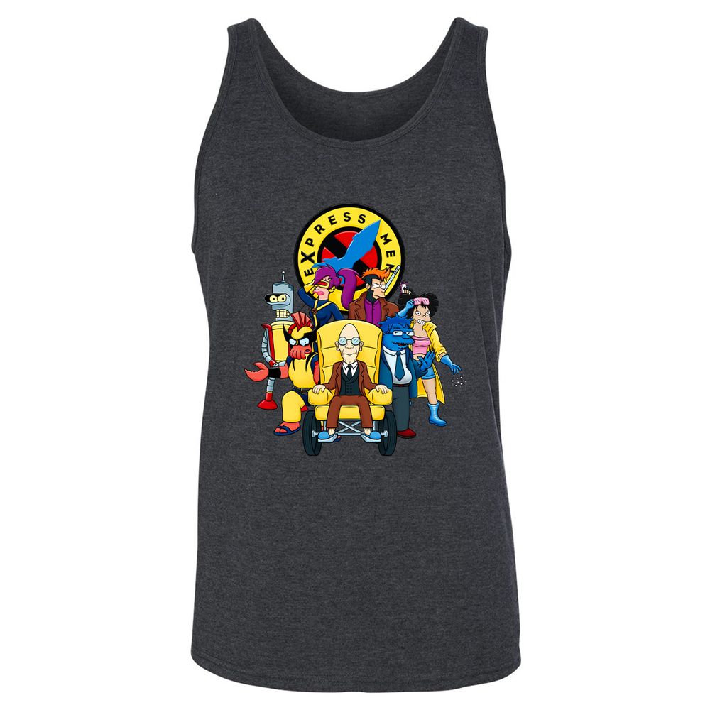 Unisex Jersey Tank - CS1C4Y4N - Dark Grey Heather - 6