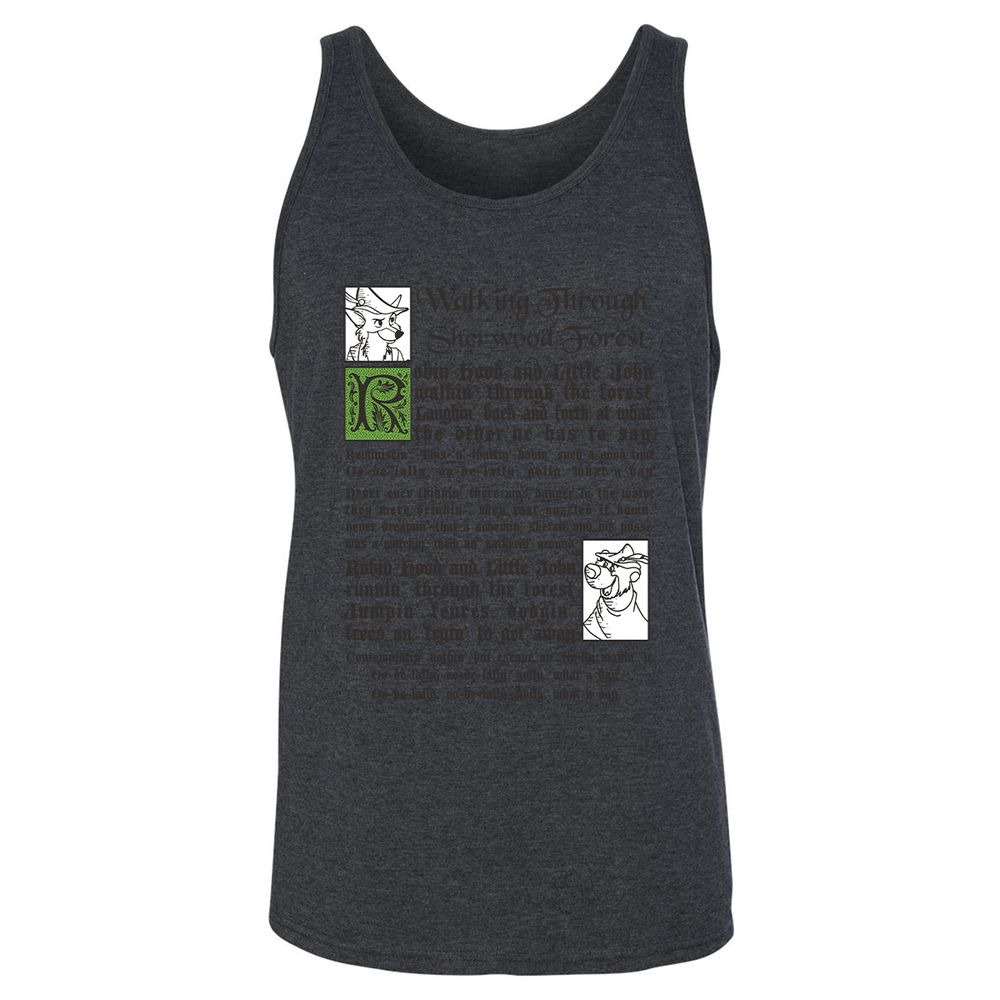 Unisex Jersey Tank - 41MW3R7J - Dark Grey Heather - 6