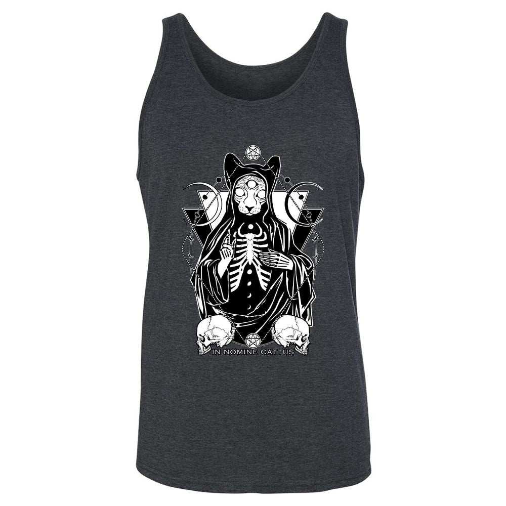 Unisex Jersey Tank - HK4W1XBF - Dark Grey Heather - 6