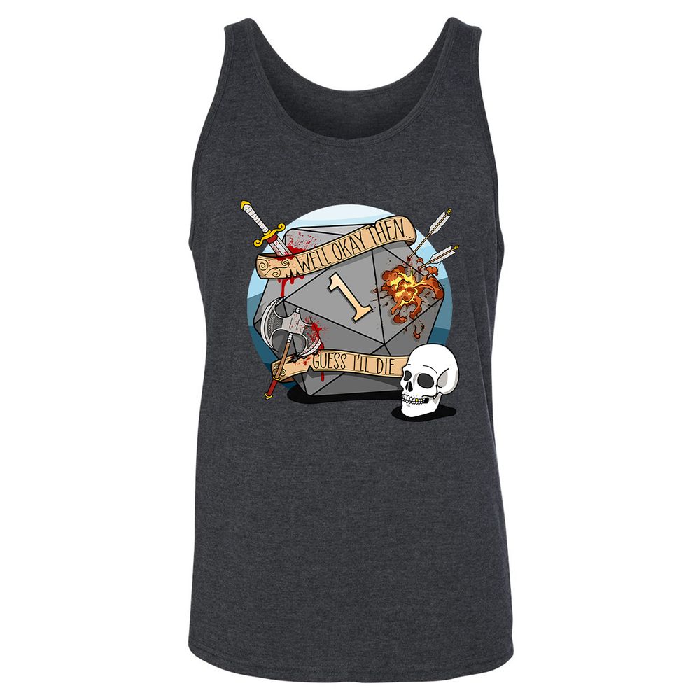 Unisex Jersey Tank - R796XEP3 - Dark Grey Heather - 6