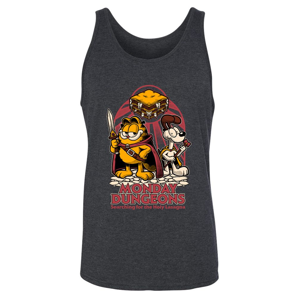 Unisex Jersey Tank - QLRXH6Y2 - Dark Grey Heather - 6