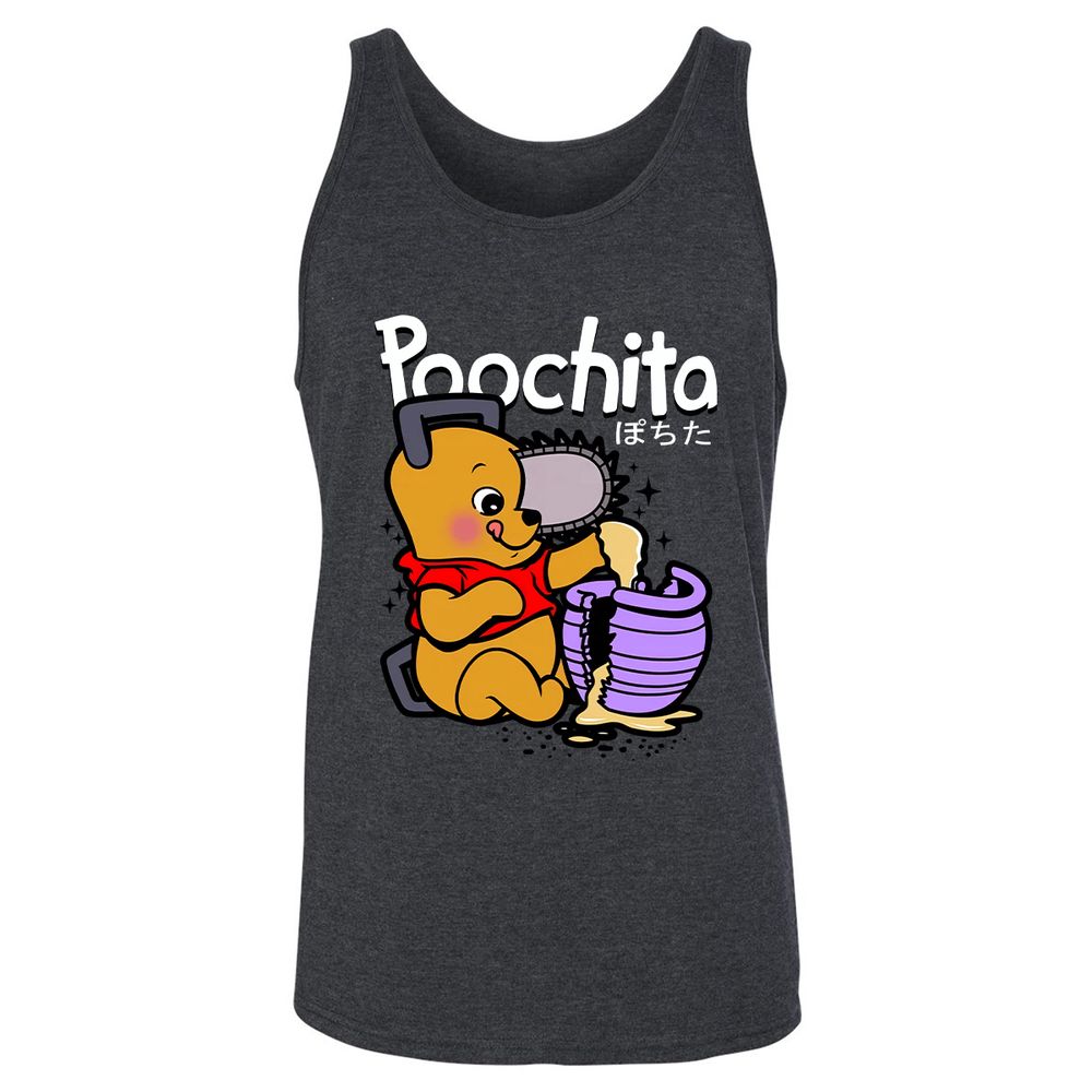 Unisex Jersey Tank - PQ31P3PA - Dark Grey Heather - 6