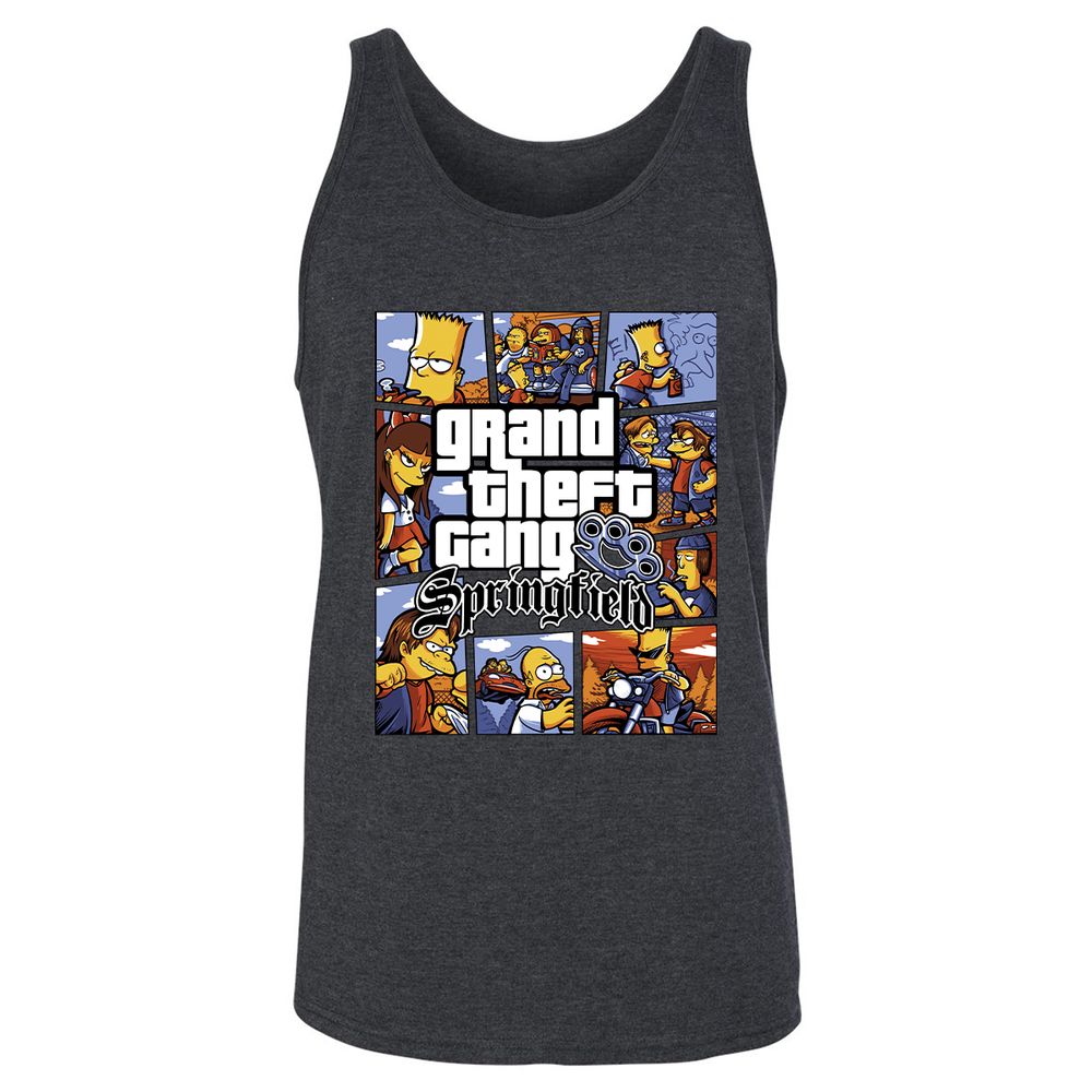 Unisex Jersey Tank - 53LX5PCK - Dark Grey Heather - 6