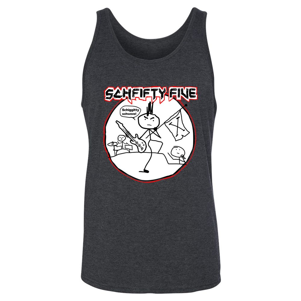 Unisex Jersey Tank - RT3PM2VL - Dark Grey Heather - 6