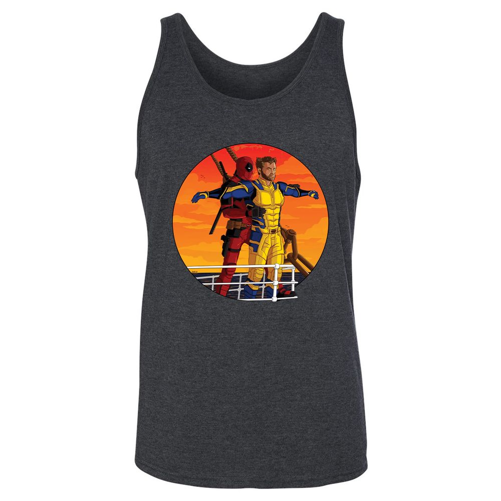 Unisex Jersey Tank - UZZE4ZZ1 - Dark Grey Heather - 6