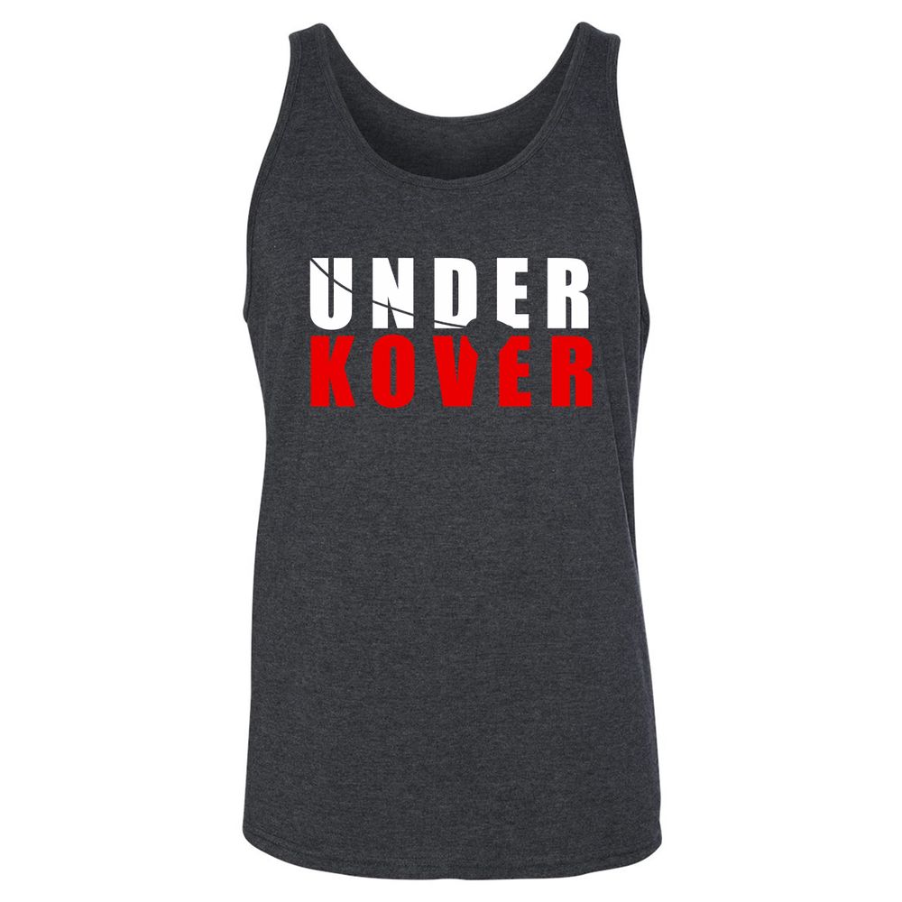 Unisex Jersey Tank - YEYJKCDE - Dark Grey Heather - 6