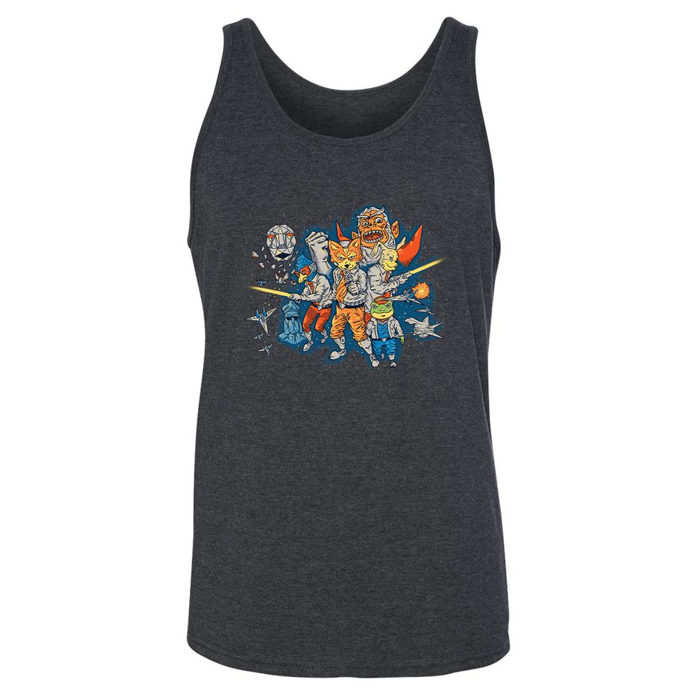 Unisex Jersey Tank - XQ45WR84 - Dark Grey Heather - 6