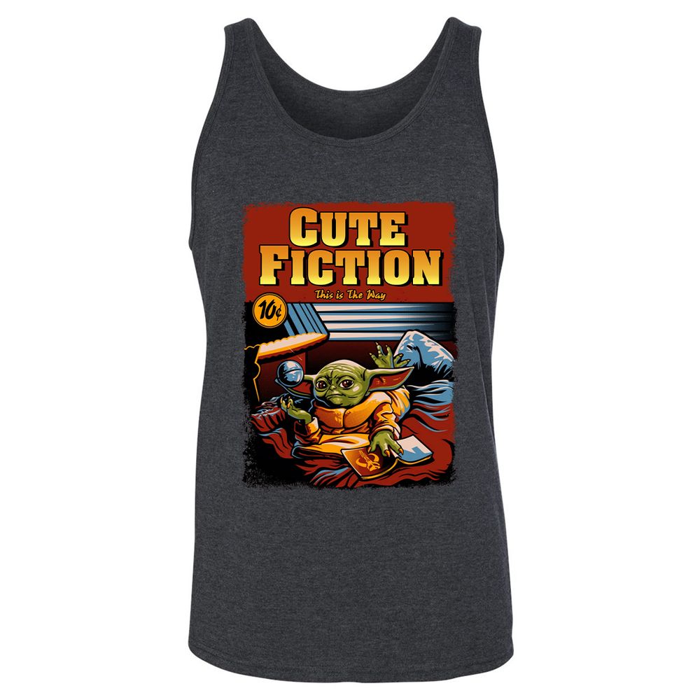 Unisex Jersey Tank - S9KHF1G8 - Dark Grey Heather - 6