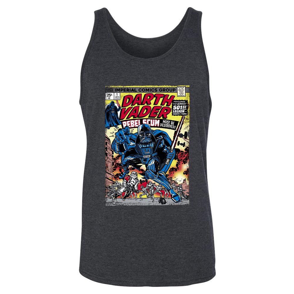 Unisex Jersey Tank - KLW8WTSN - Dark Grey Heather - 6