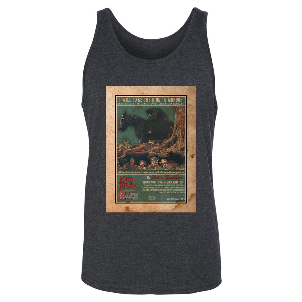 Unisex Jersey Tank - ETUPHZ15 - Dark Grey Heather - 6