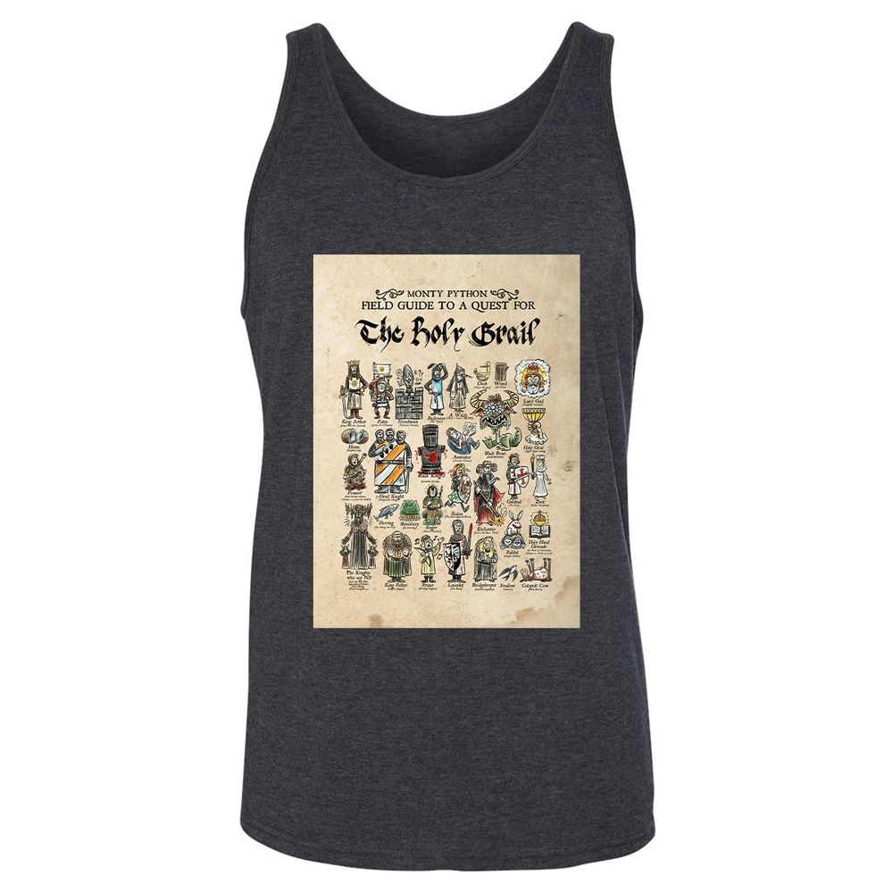 Unisex Jersey Tank - 5UZ4L466 - Dark Grey Heather - 6