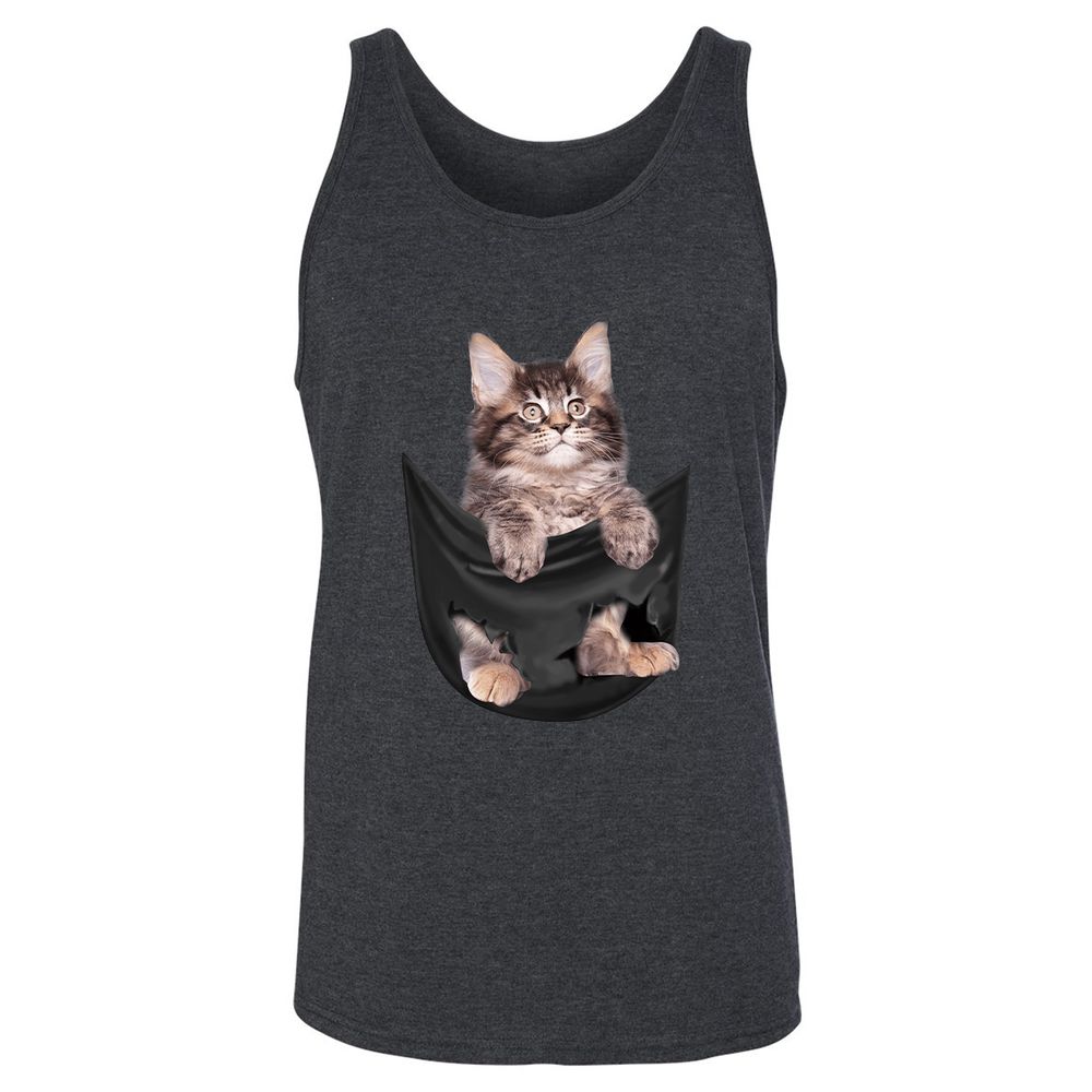 Unisex Jersey Tank - PMY97RDQ - Dark Grey Heather - 6