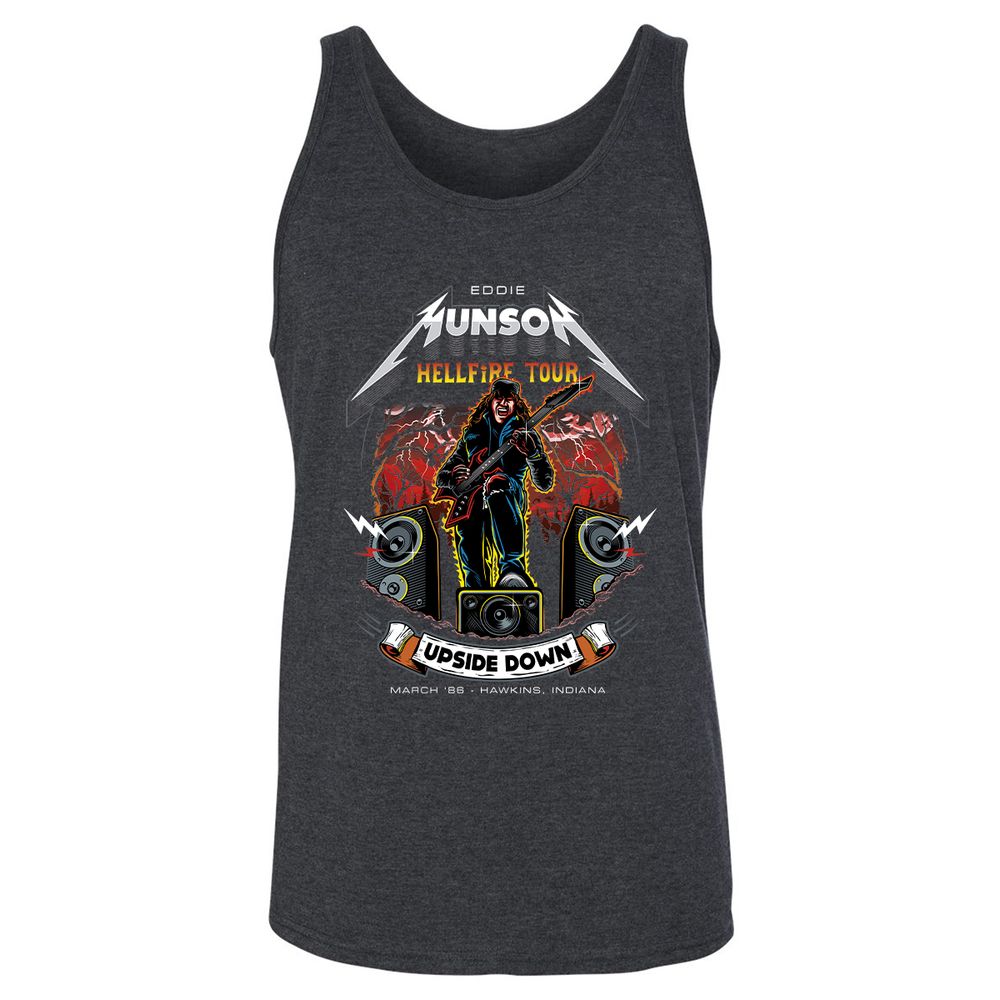 Unisex Jersey Tank - A776QU92 - Dark Grey Heather - 6
